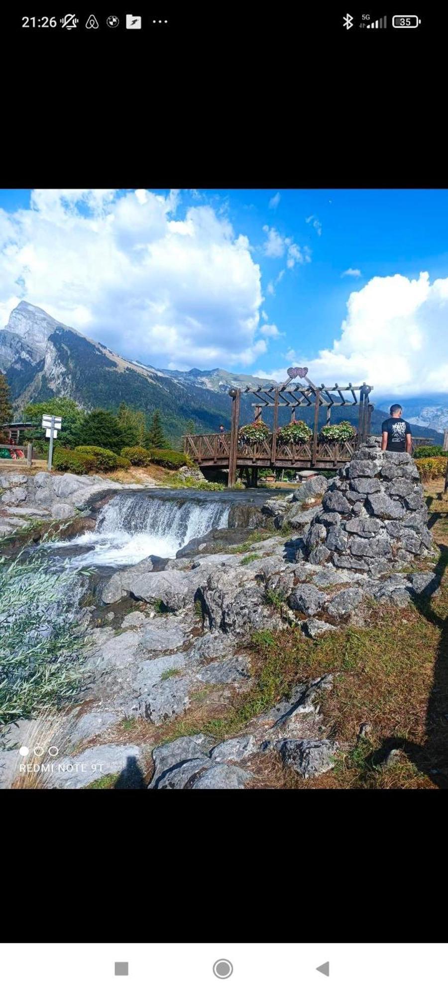 Studio Au Pied Des Pistes Avec Vue Sur La Montagne Mieussy Dış mekan fotoğraf
